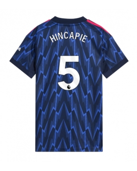 Billige Fotballdrakt Arsenal Piero Hincapie #5 Replika Bortedrakt Dame 2025-26 Kortermet Billige Fotballdrakt Arsenal Piero Hincapie #5 Replika Bortedrakt Dame 2025-26 Kortermet